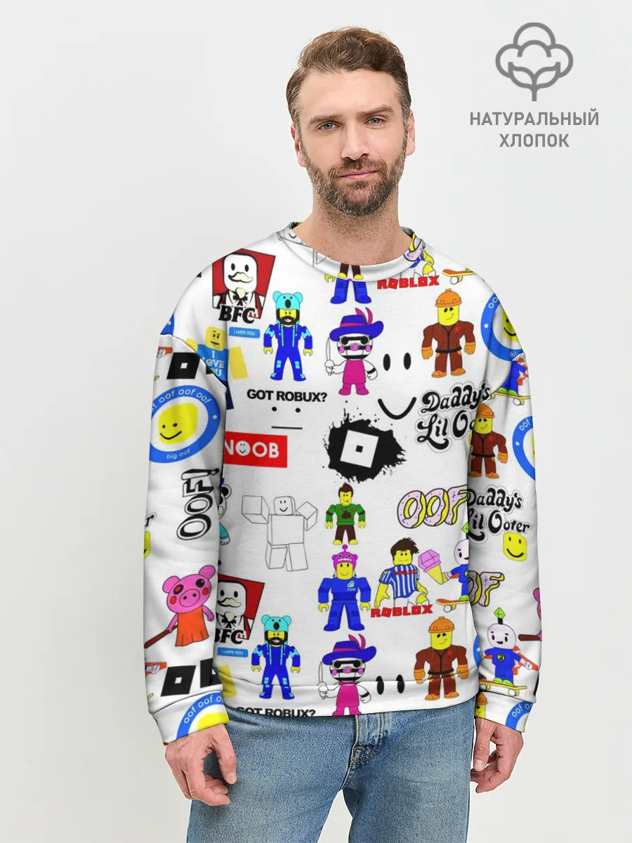 Мужской свитшот базовый / ROBLOX
