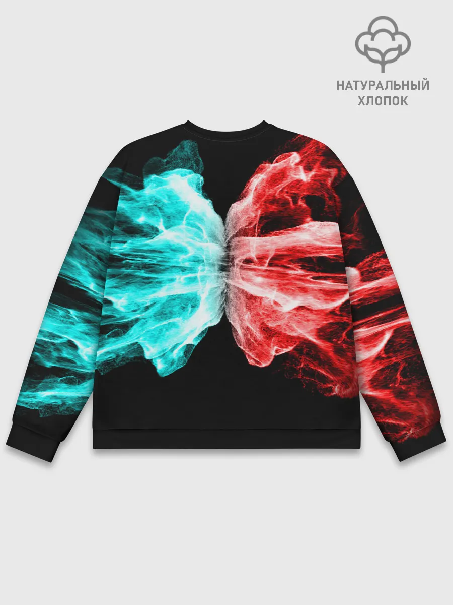 Мужской свитшот базовый / AMONG US - БИТВА ОГНЕЙ