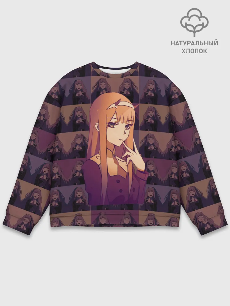 Мужской свитшот базовый / Zero Two Dance