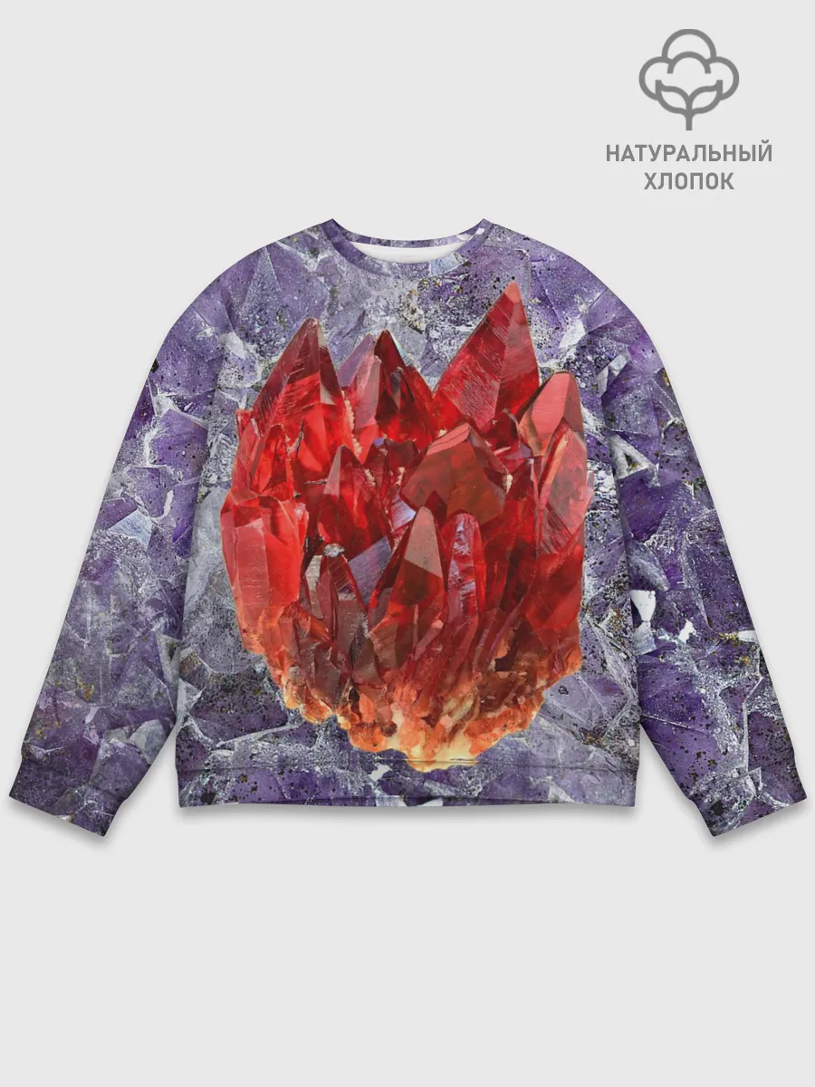 Мужской свитшот базовый / Роза инков