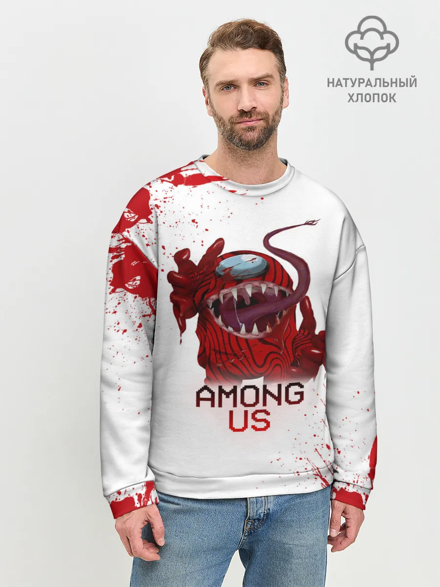 Мужской свитшот базовый / AMONG US - МОНСТР