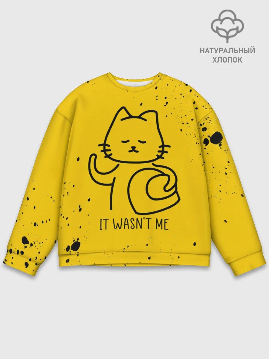 Мужской свитшот базовый / AMONG US - КОТИК