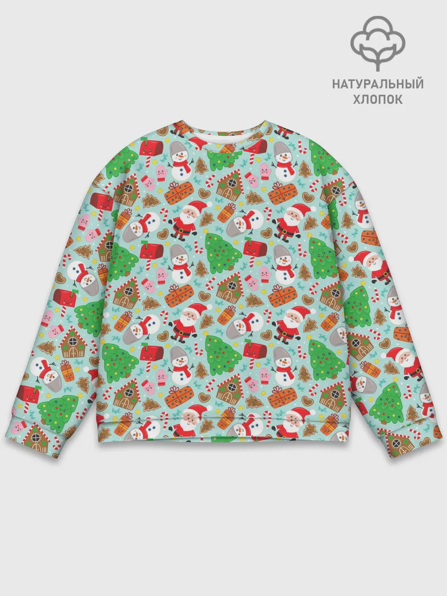 Мужской свитшот базовый / Новый Год