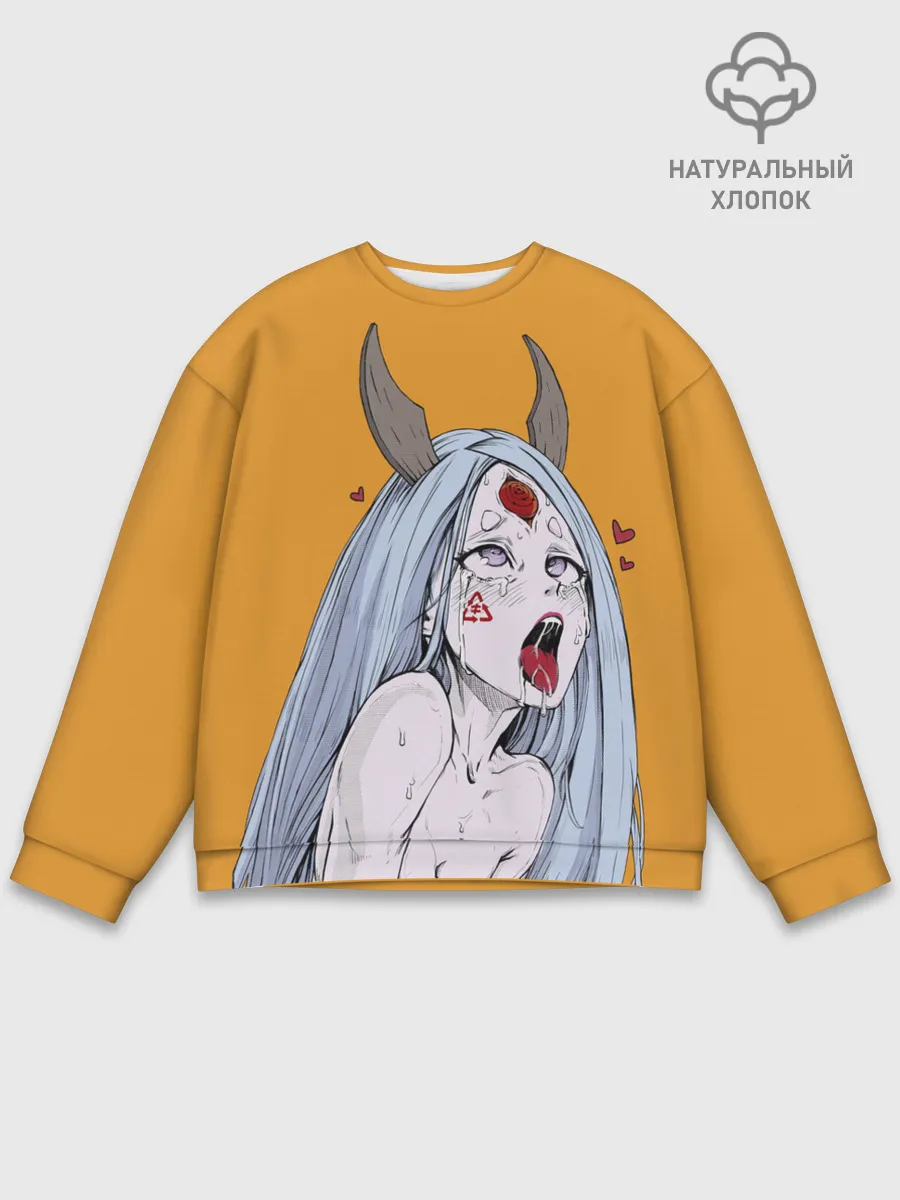Мужской свитшот базовый / Ahegao Kaguya