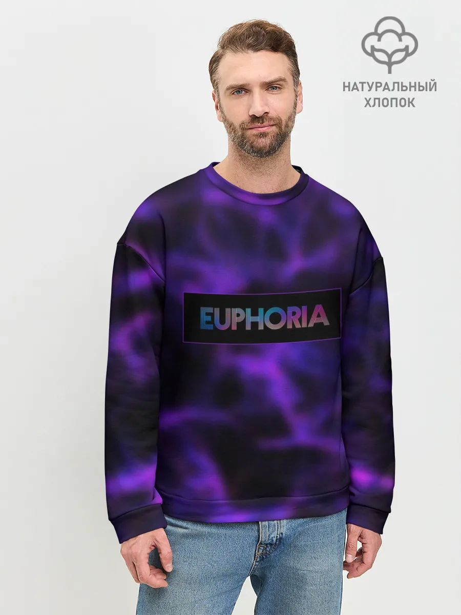 Мужской свитшот базовый / сериал Euphoria