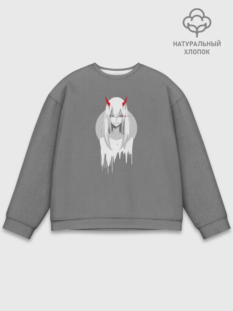 Мужской свитшот базовый / Убийца Напарников Zero Two