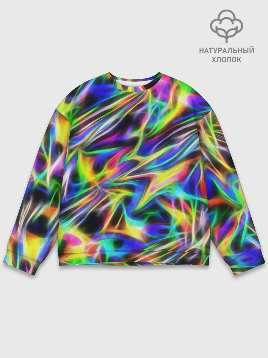 Мужской свитшот базовый / Космическая хризонтема