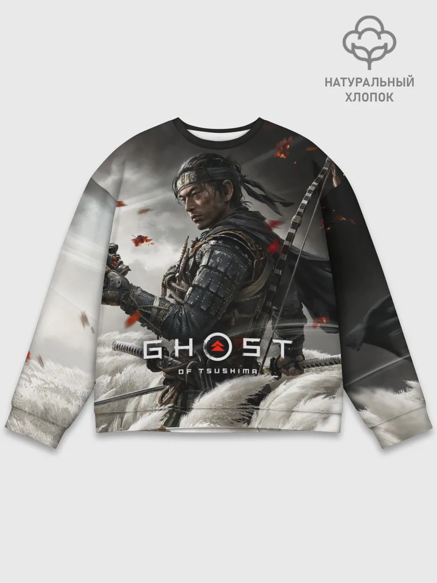 Мужской свитшот базовый / Ghost of Tsushima