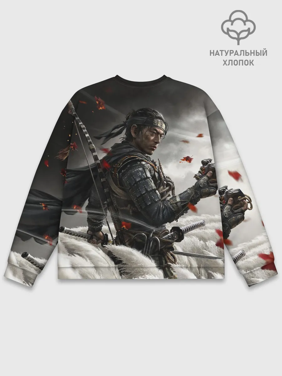 Мужской свитшот базовый / Ghost of Tsushima