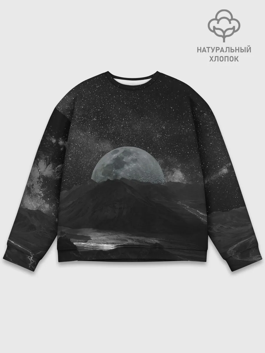 Мужской свитшот базовый / Луна