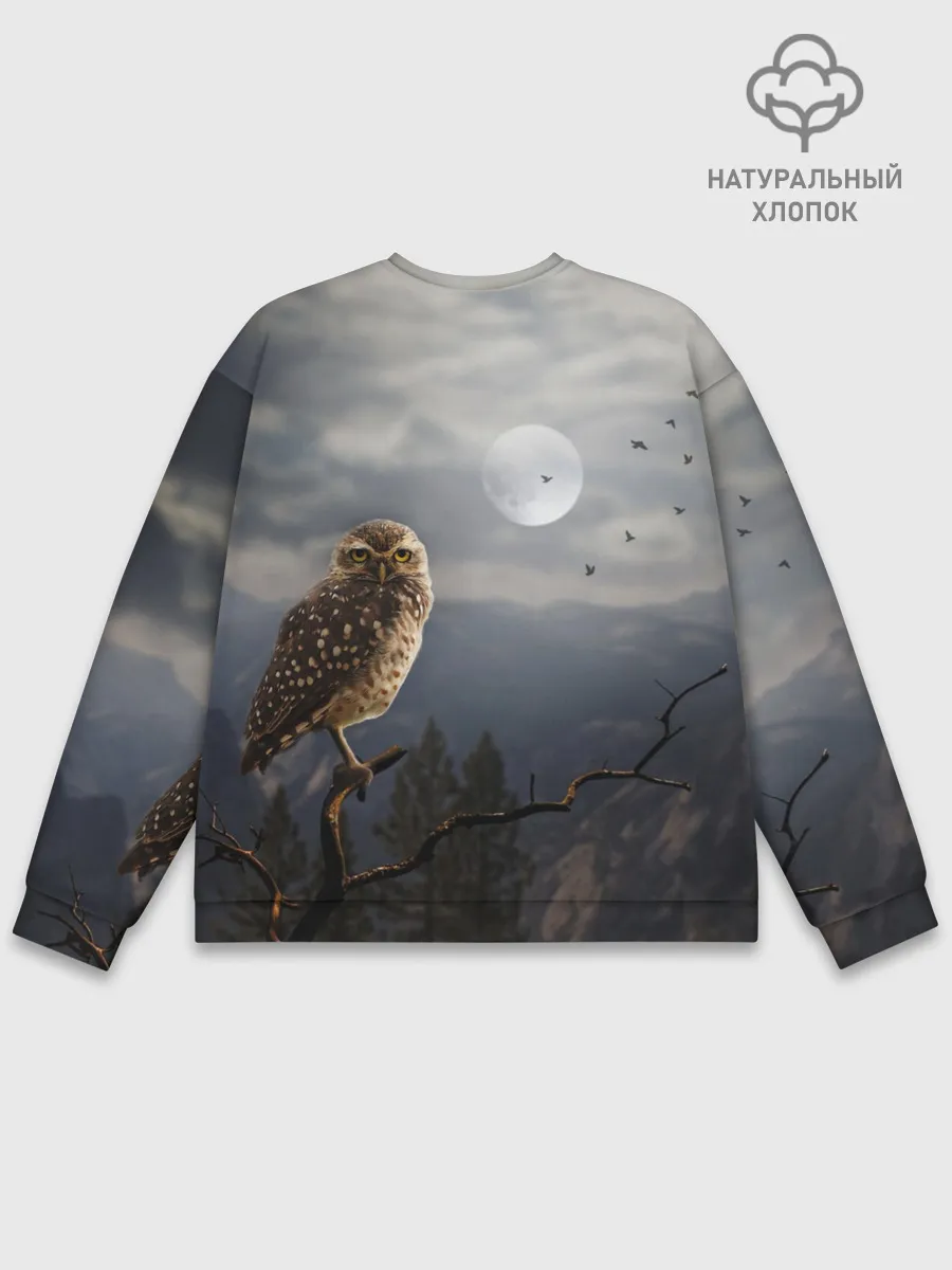 Мужской свитшот базовый / Сова