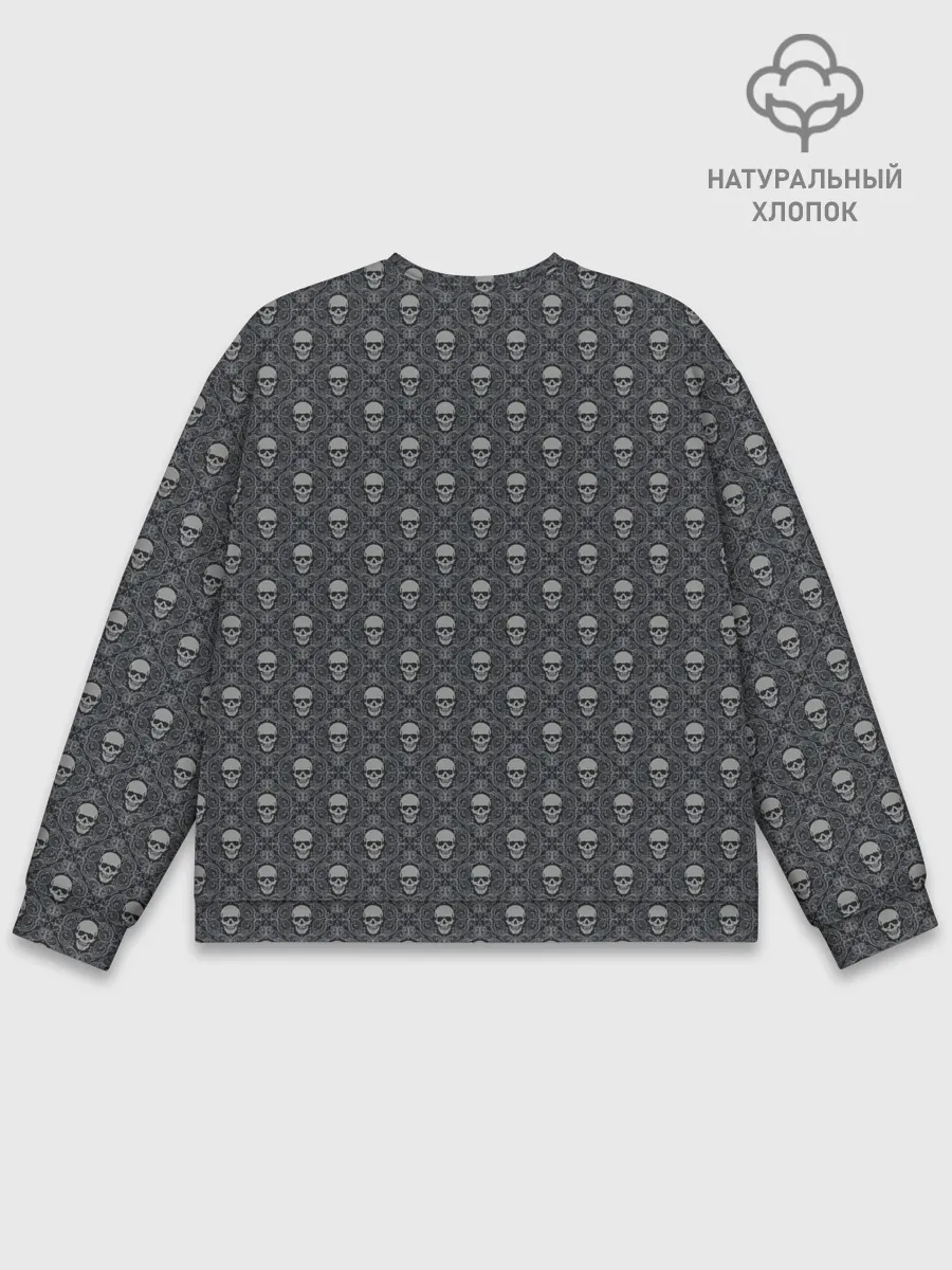 Мужской свитшот базовый / Готический рисунок