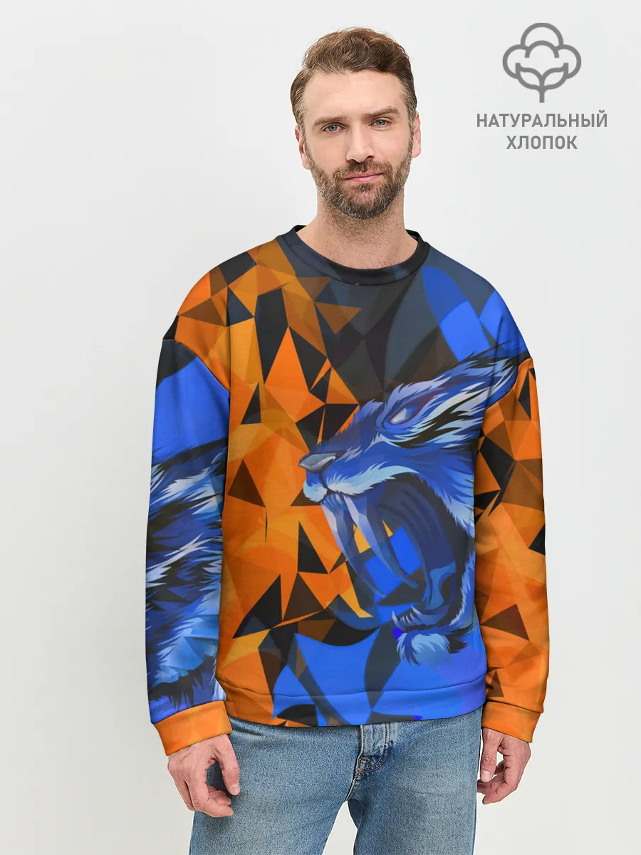 Мужской свитшот базовый / Тигр