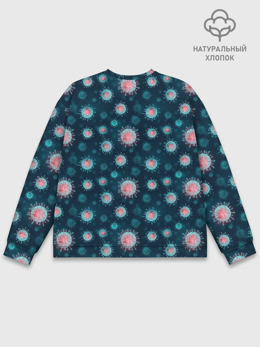Мужской свитшот базовый / Ковид-19