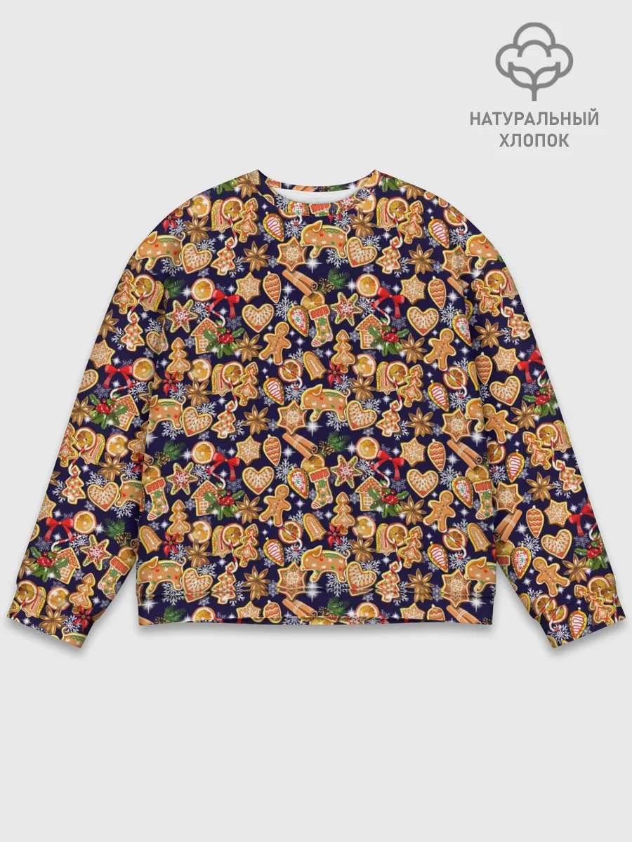 Мужской свитшот базовый / Новый Год