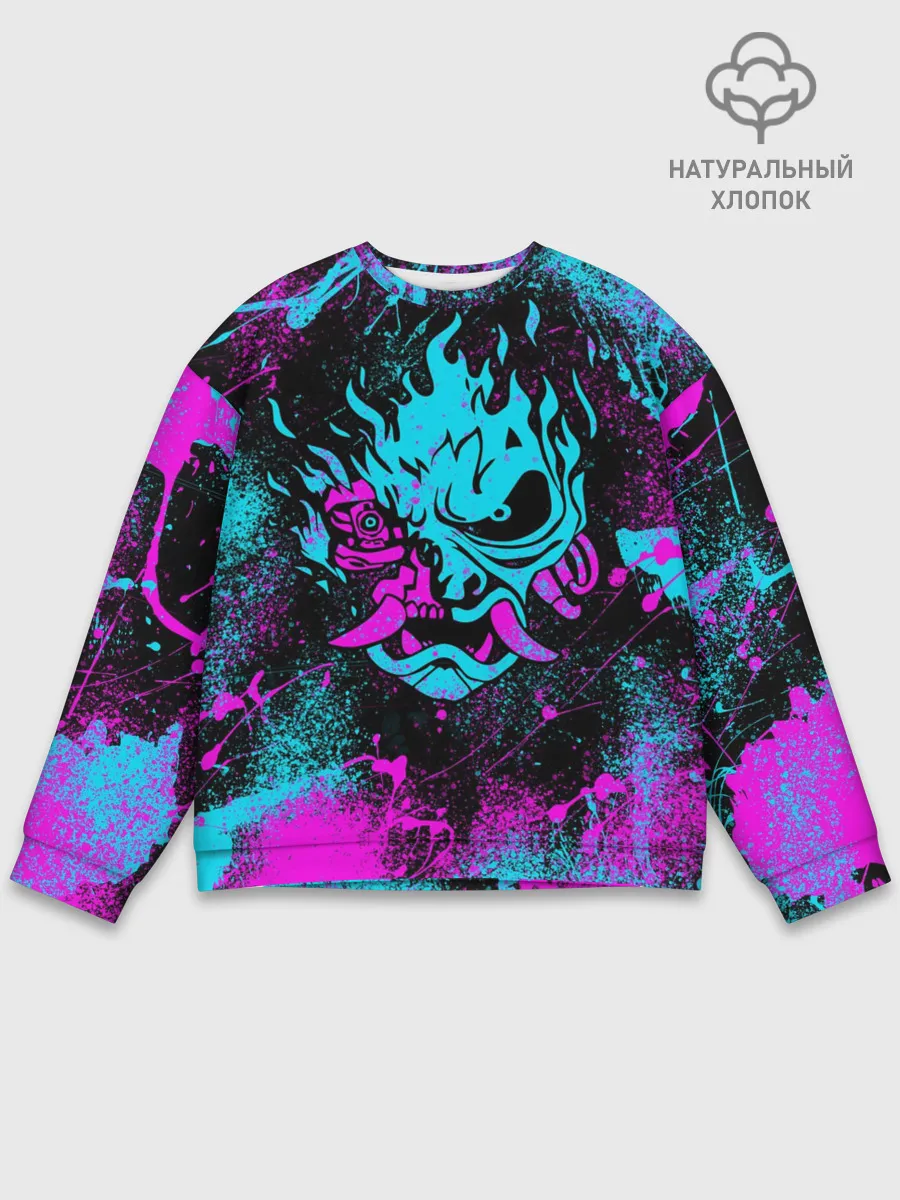 Мужской свитшот базовый / NEON SAMURAI | НЕОН САМУРАЙ