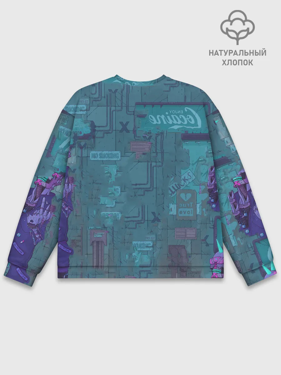 Мужской свитшот базовый / Cyberpunk 2077