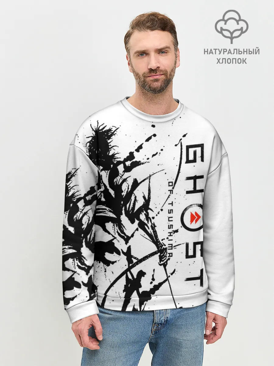 Мужской свитшот базовый / Ghost of Tsushima
