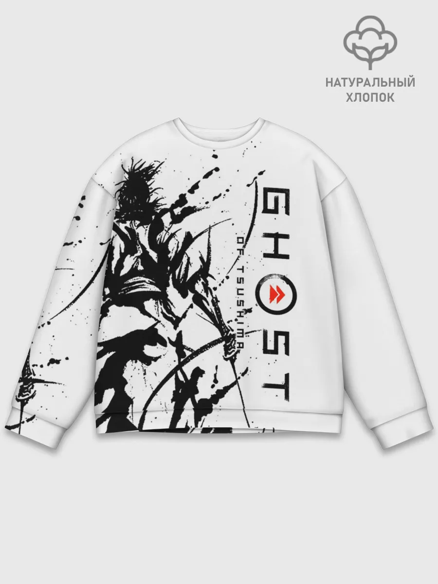 Мужской свитшот базовый / Ghost of Tsushima