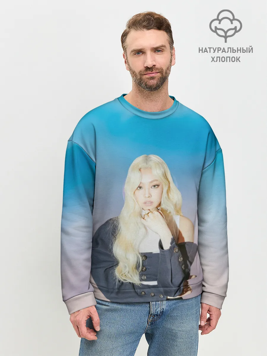 Мужской свитшот базовый / JENNIE BLACKPINK