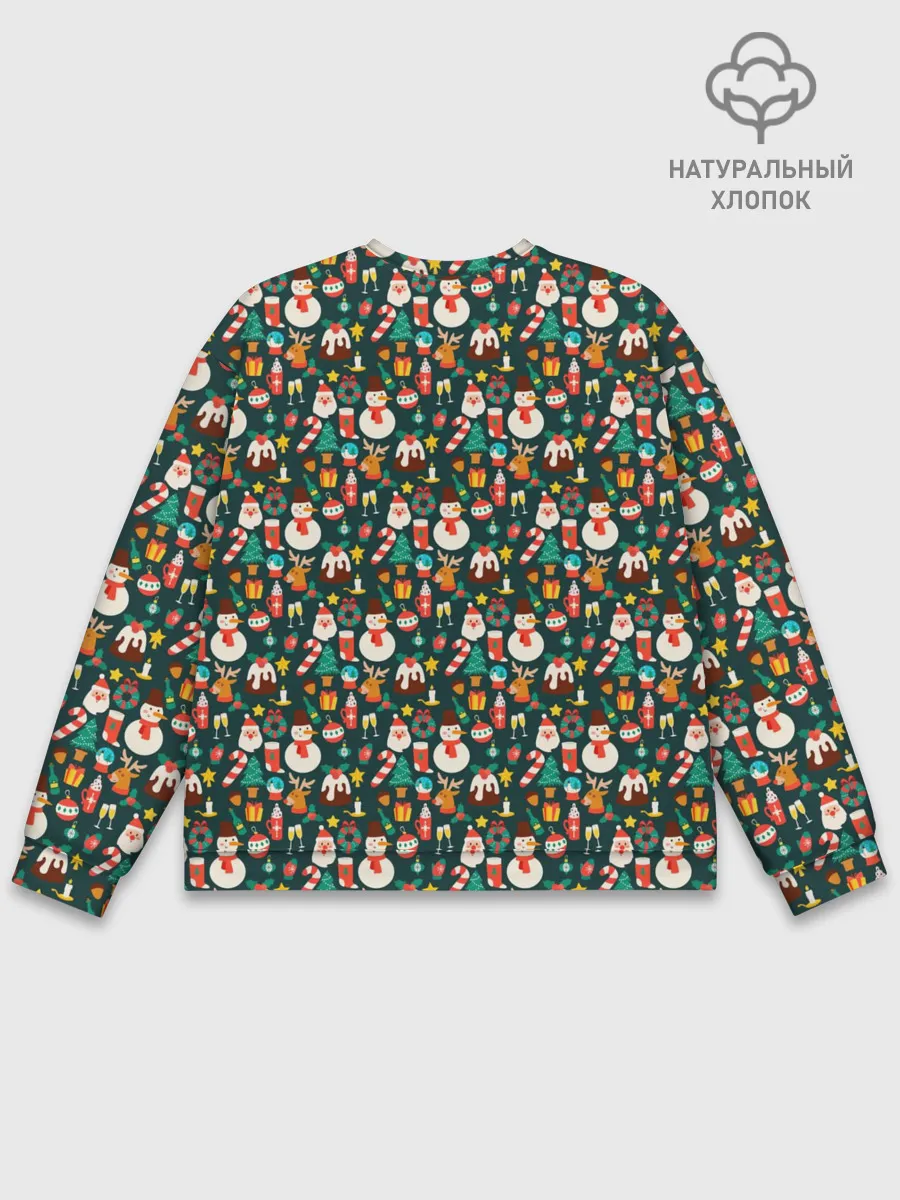 Мужской свитшот базовый / Новый Год