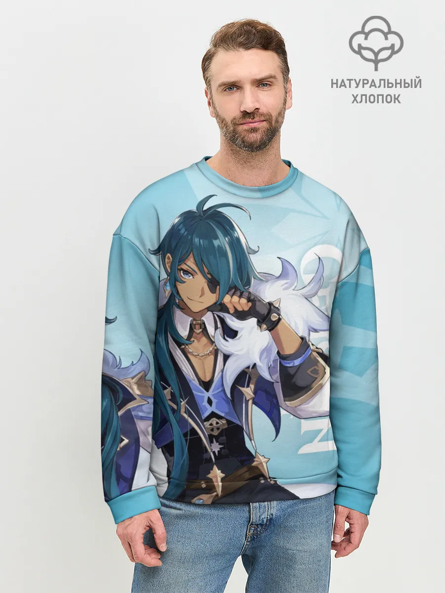 Мужской свитшот базовый / GENSHIN IMPACT, КЭЙА