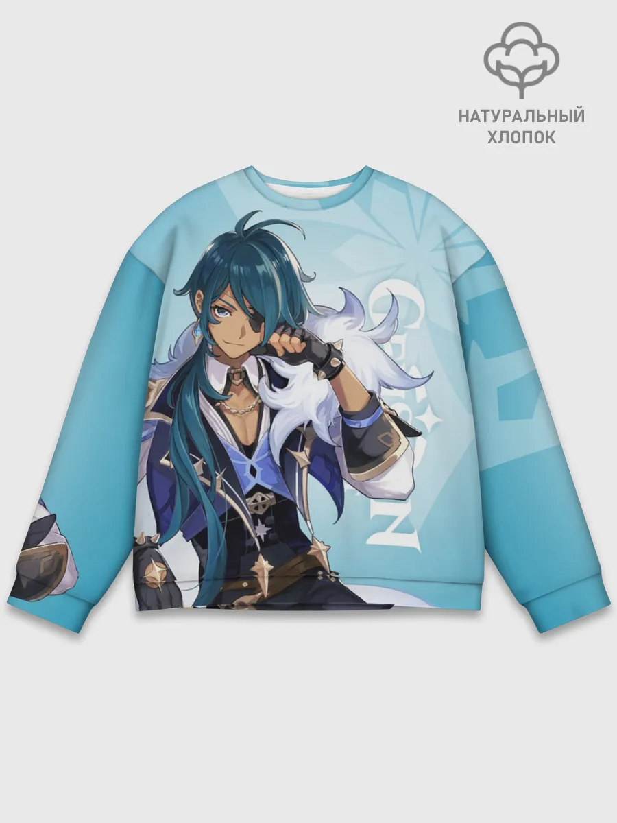 Мужской свитшот базовый / GENSHIN IMPACT, КЭЙА