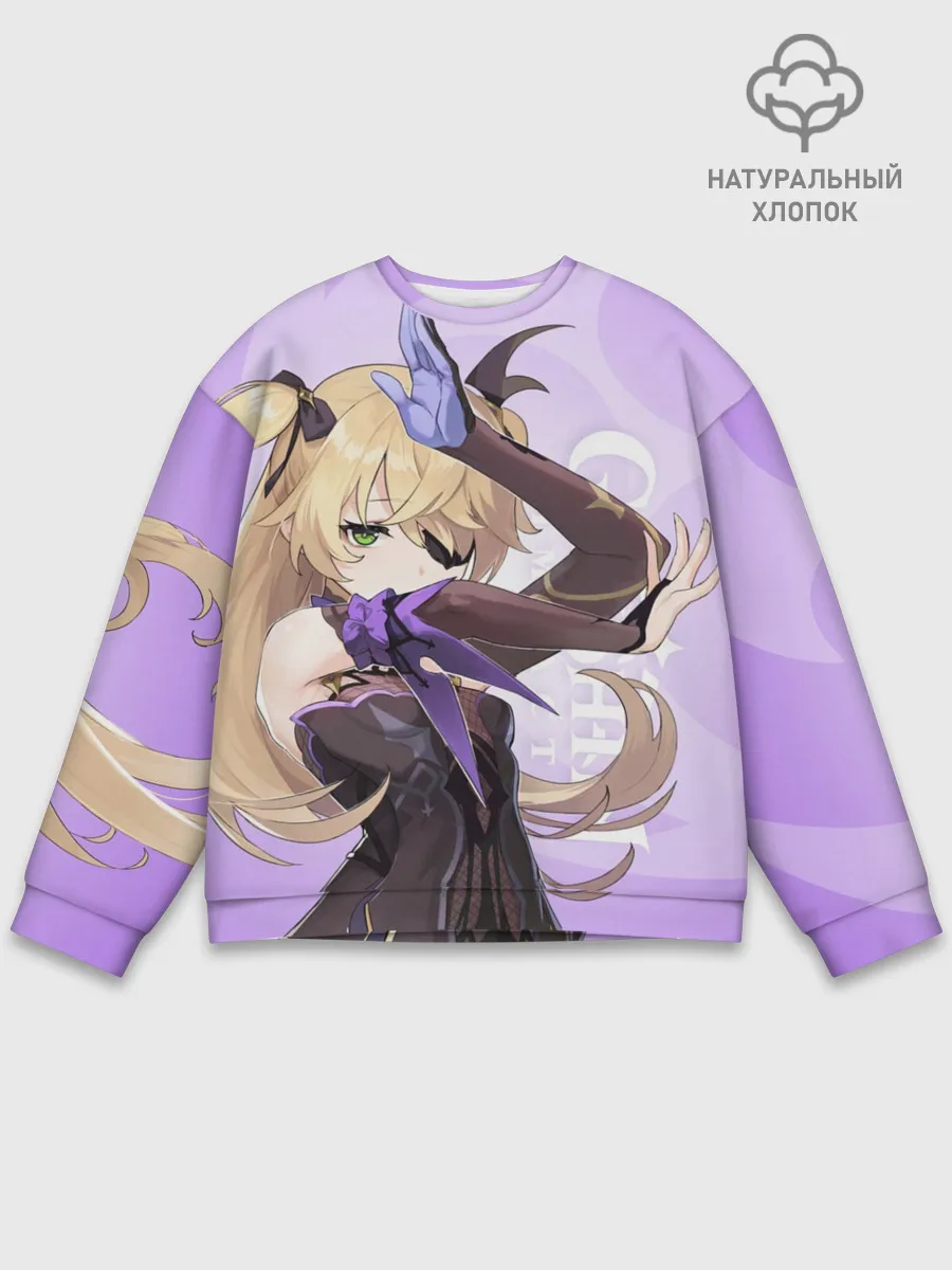 Мужской свитшот базовый / GENSHIN IMPACT, ФИШЛЬ