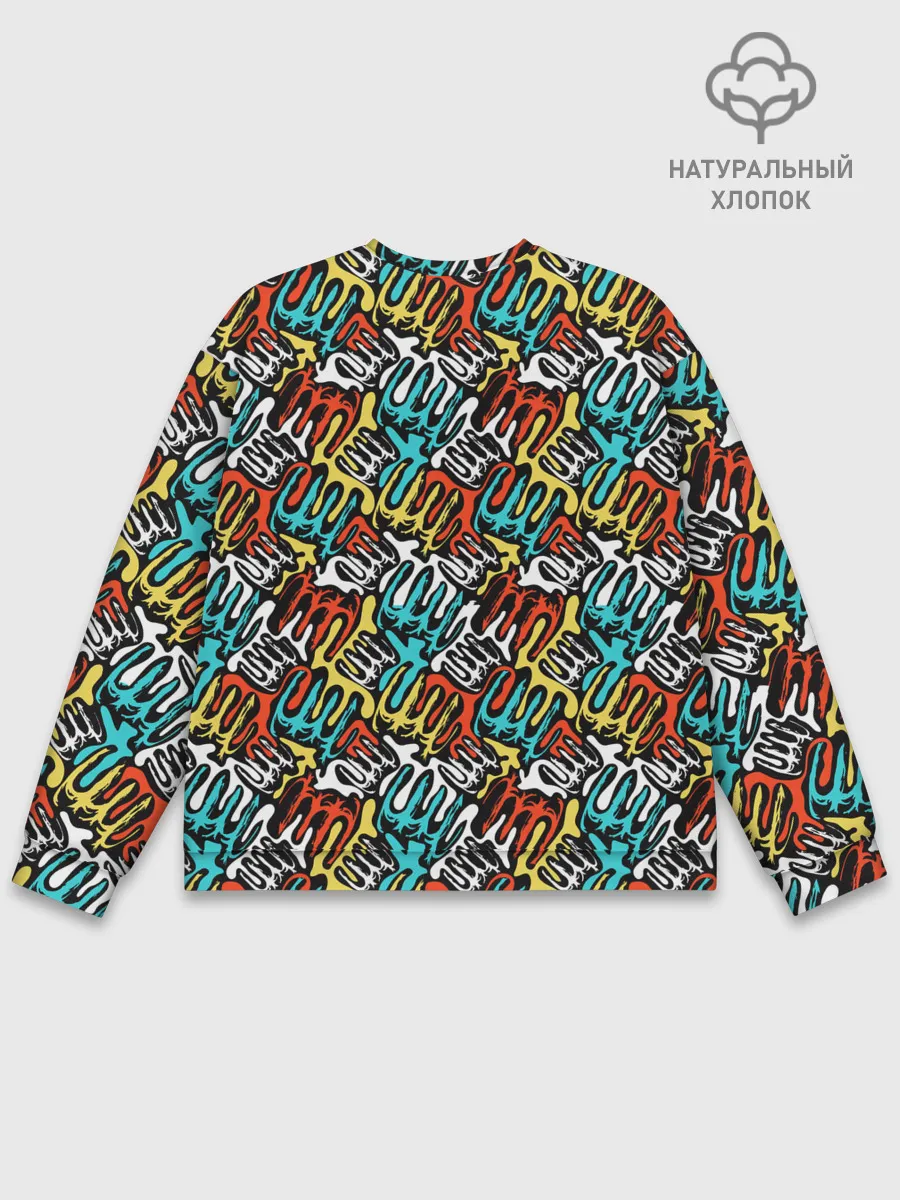 Мужской свитшот базовый / граффити