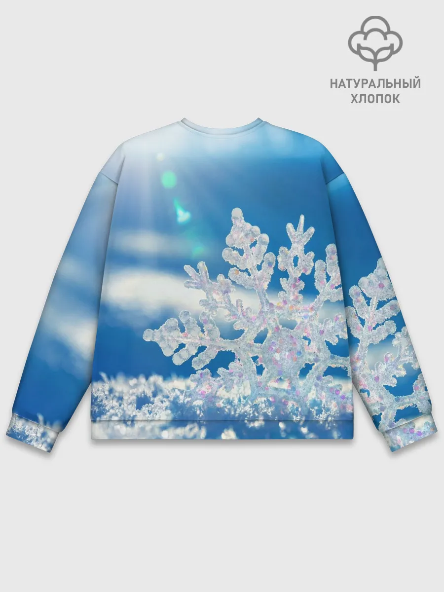 Мужской свитшот базовый / Снег