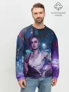 Мужской свитшот базовый / Cyberpunk 2077