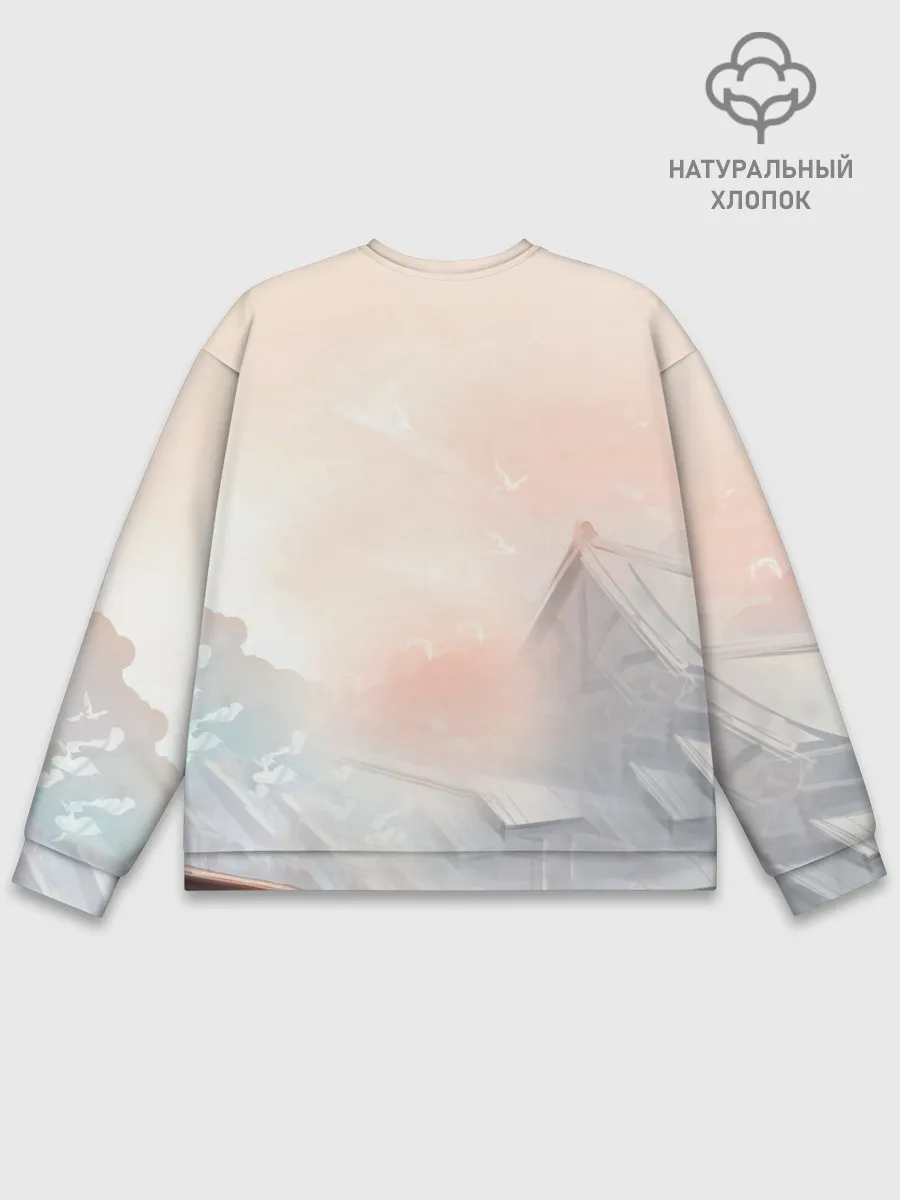 Мужской свитшот базовый / GENSHIN IMPACT Zhongli