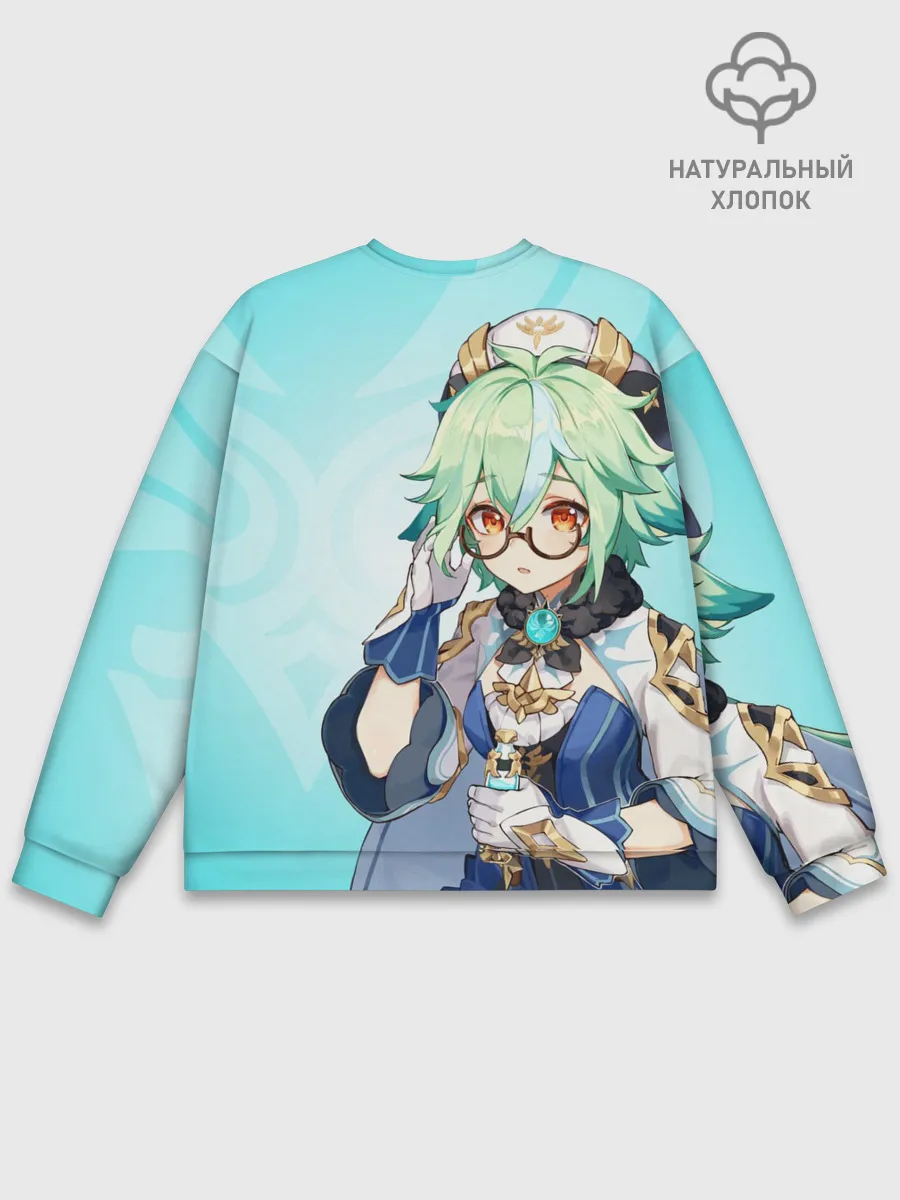 Мужской свитшот базовый / GENSHIN IMPACT, САХАРОЗА