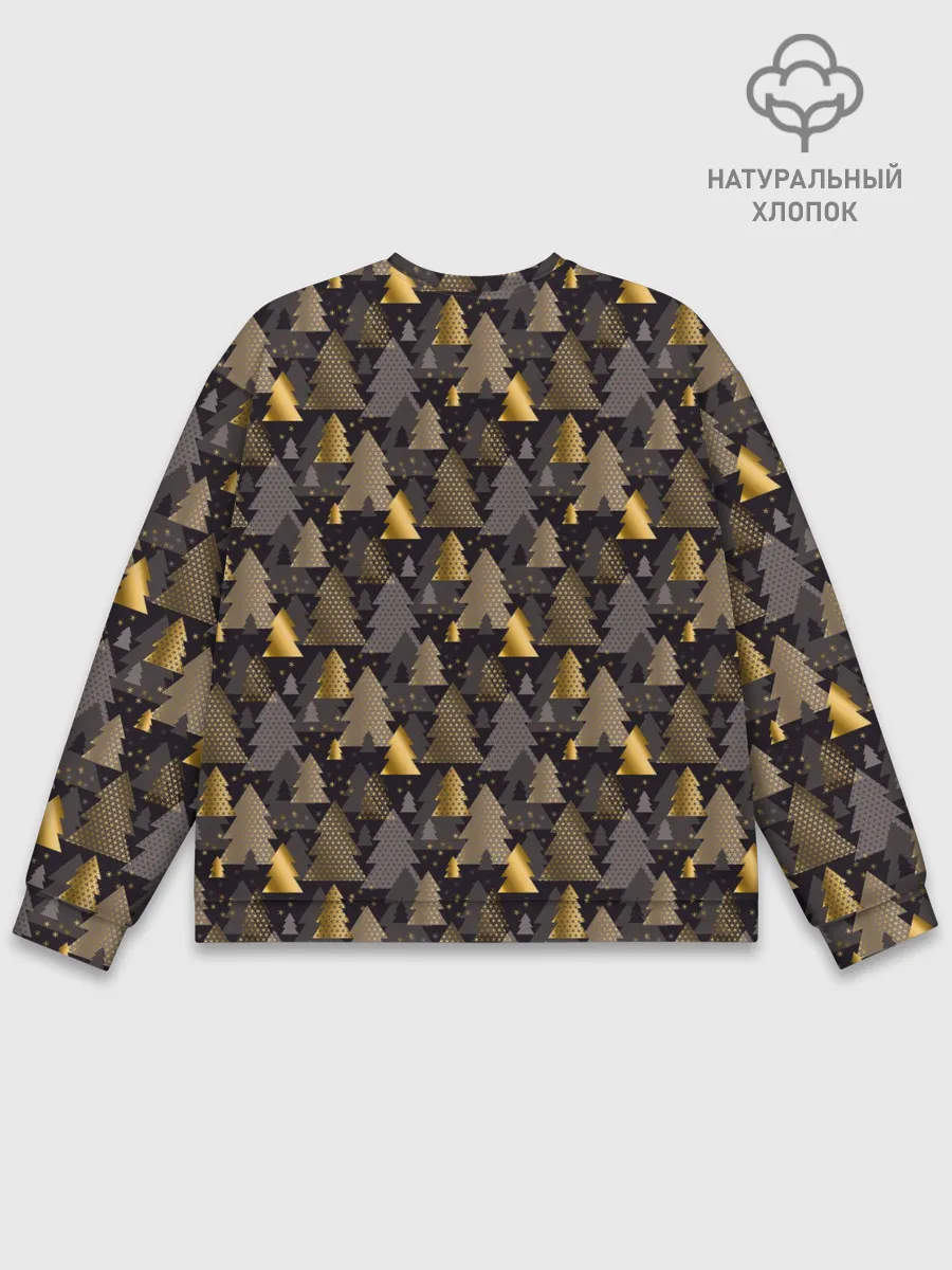 Мужской свитшот базовый / Ёлочки