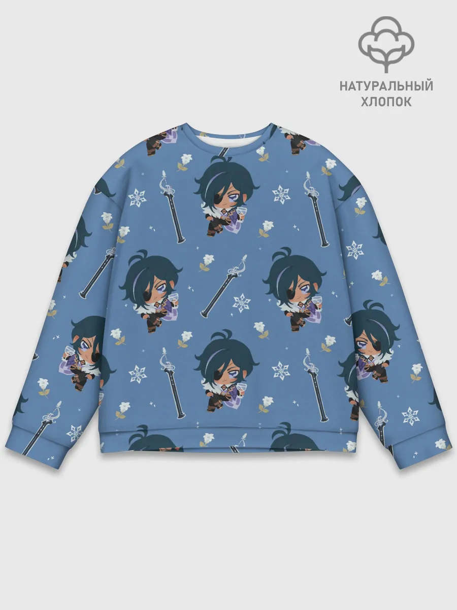 Мужской свитшот базовый / Genshin Impact