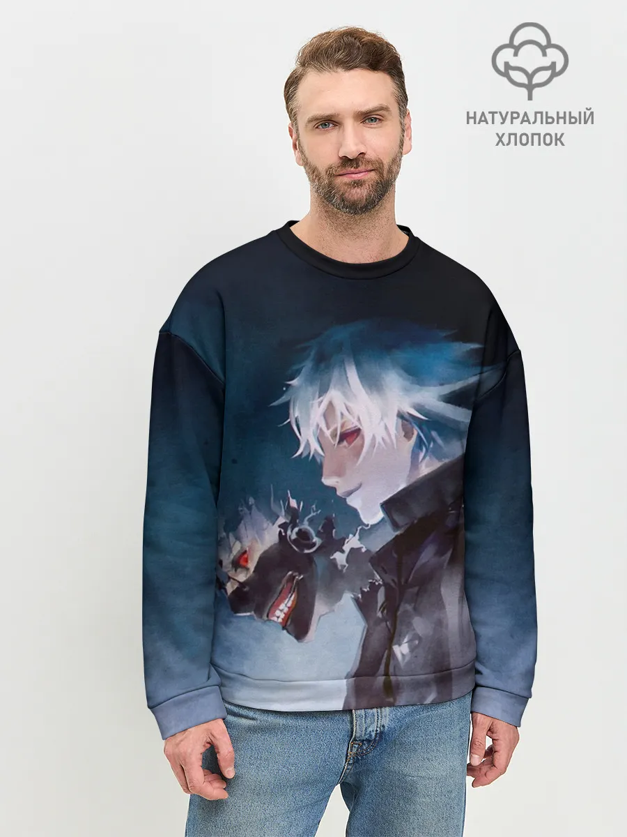 Мужской свитшот базовый / Кен Канеки