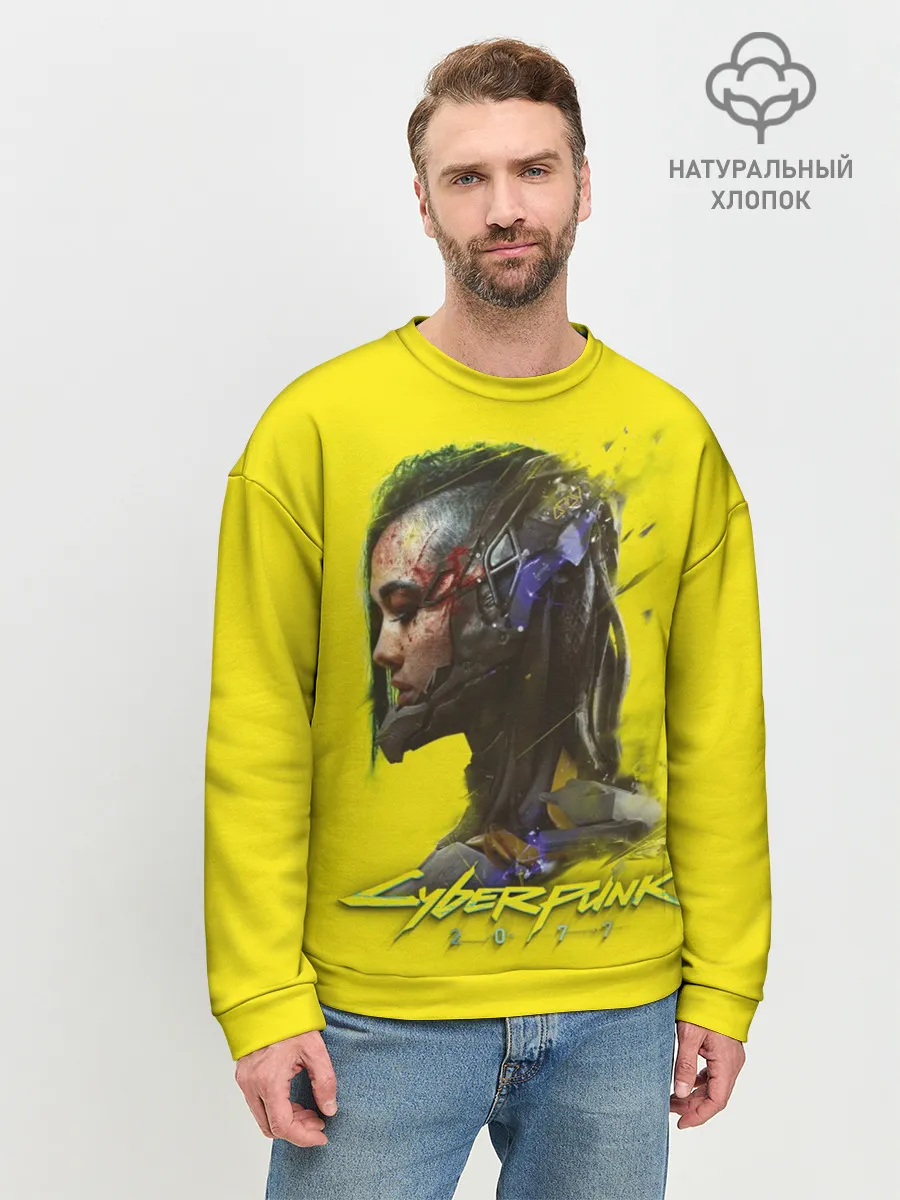 Мужской свитшот базовый / Киберпанк 2077