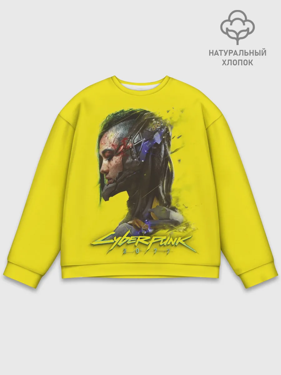 Мужской свитшот базовый / Киберпанк 2077