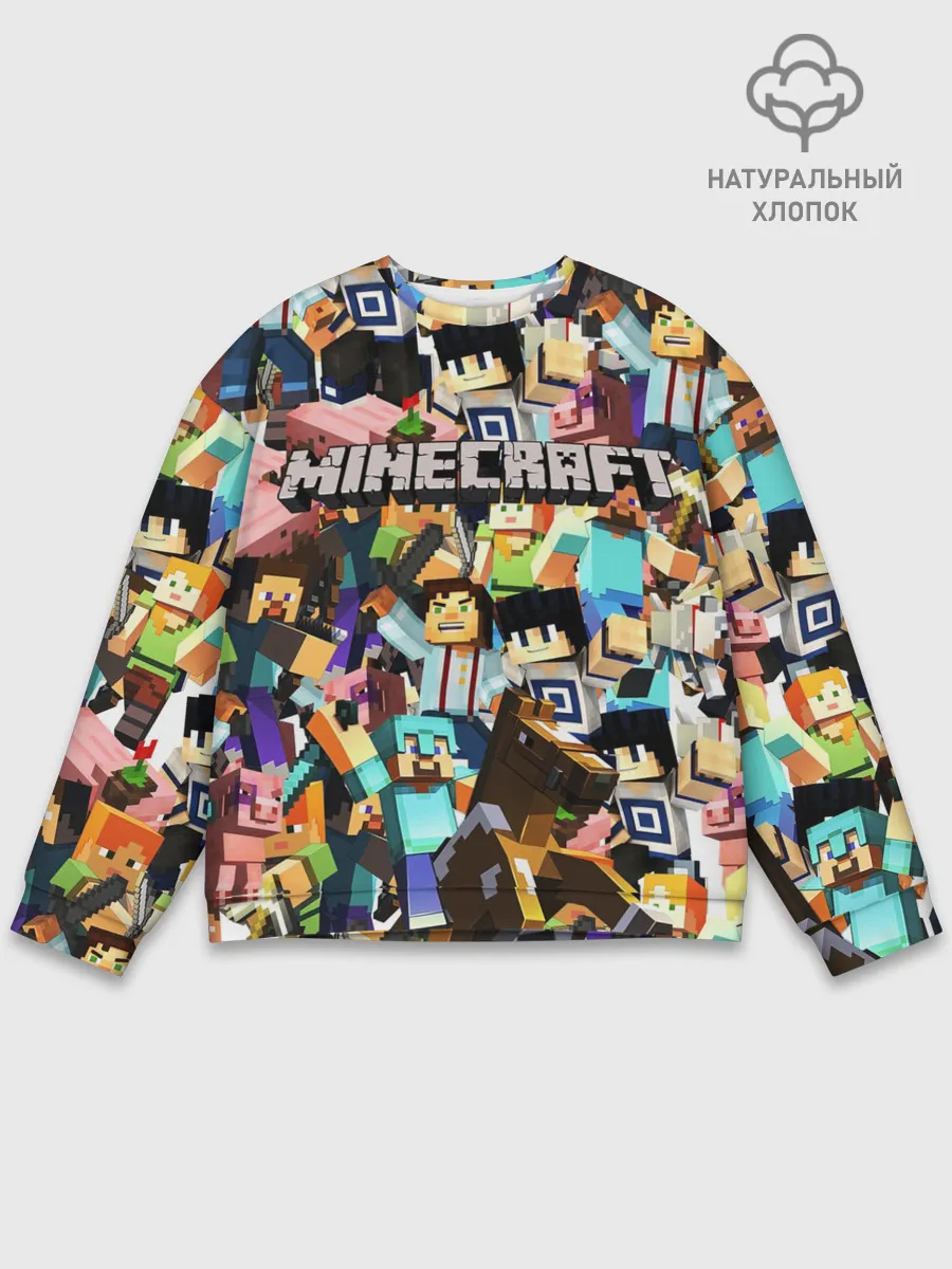 Мужской свитшот базовый / MINECRAFT