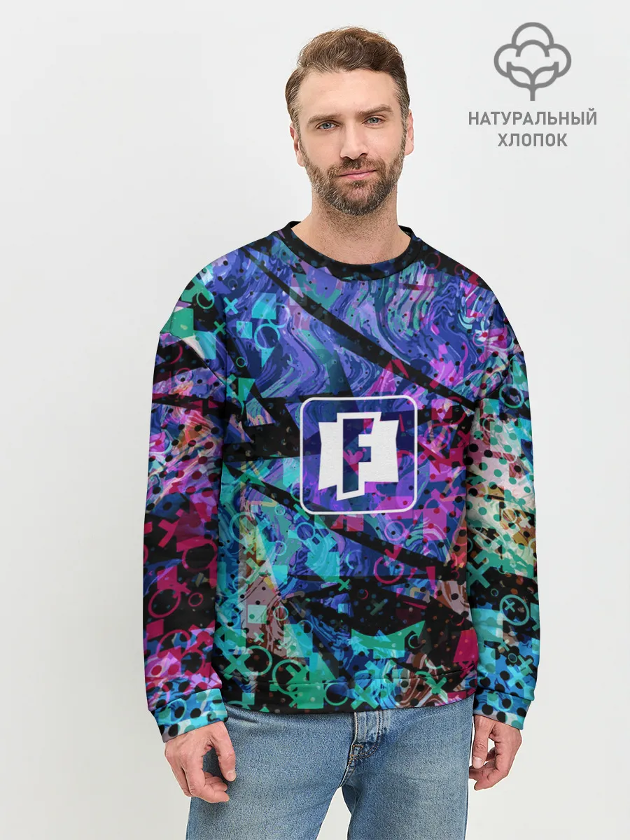 Мужской свитшот базовый / Fortnite