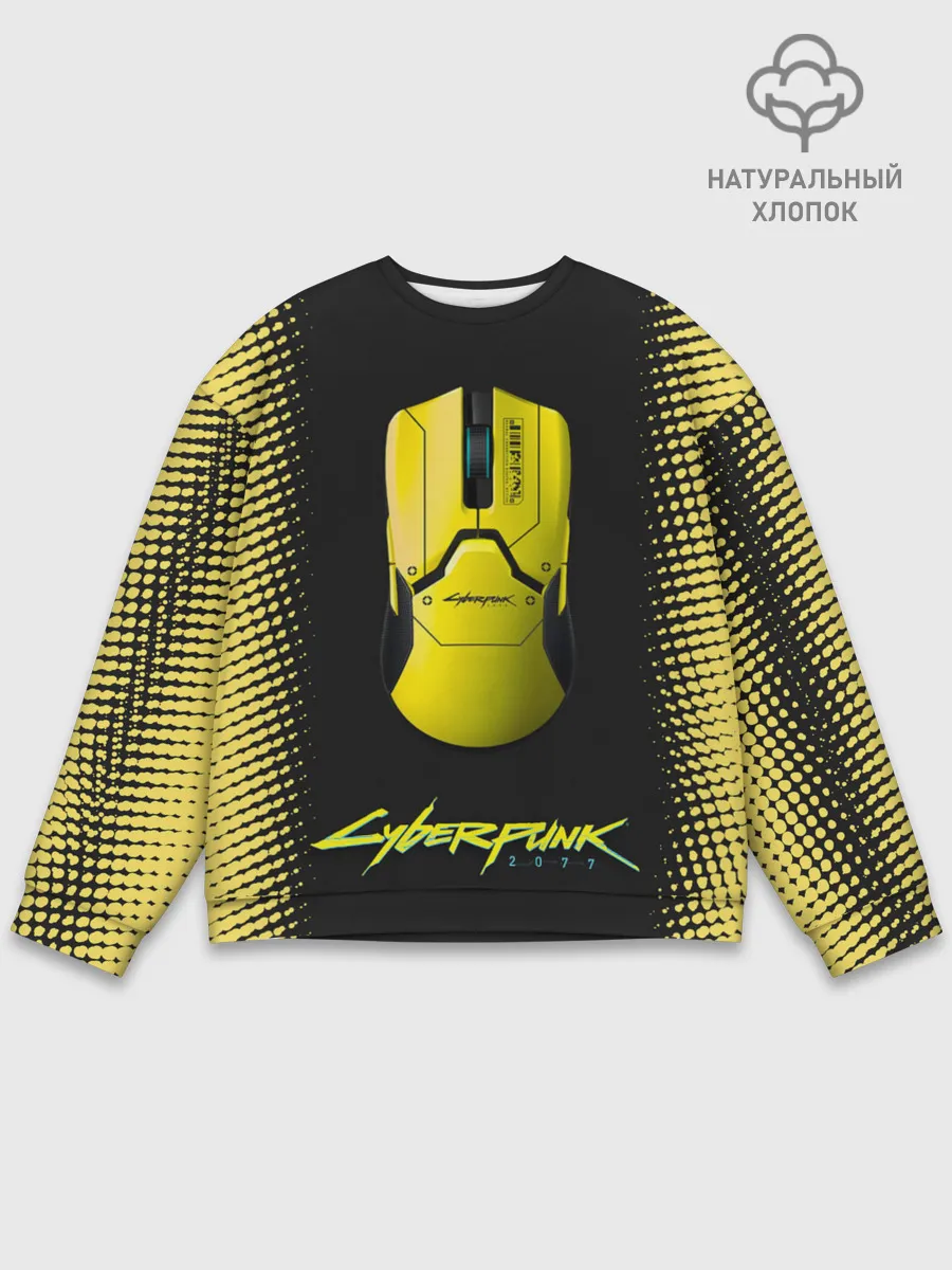 Мужской свитшот базовый / cyberpunk 2077