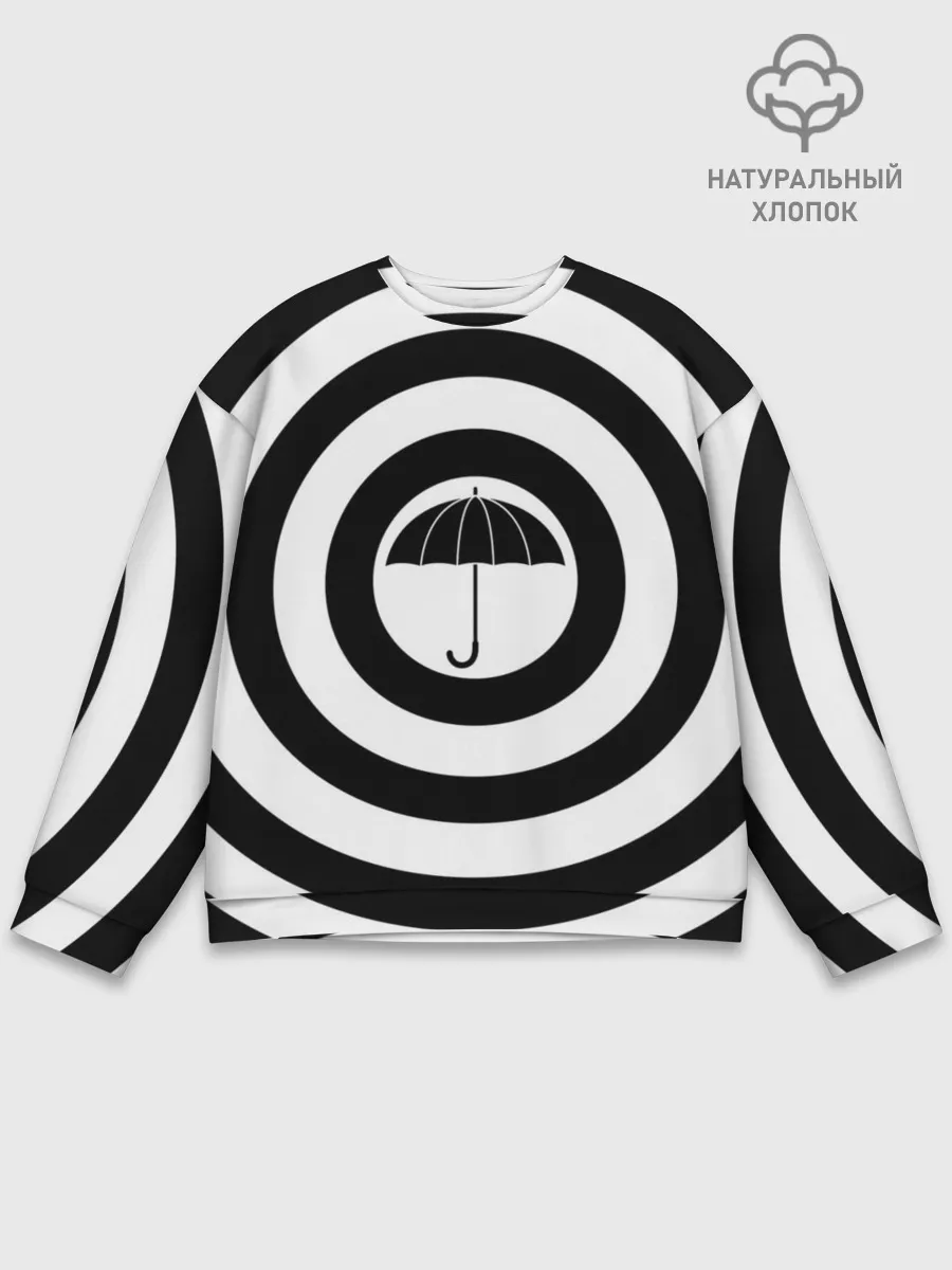 Мужской свитшот базовый / Узор Академия Амбрелла