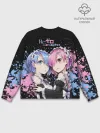 Мужской свитшот базовый / Re:Zero, Рам и Рем