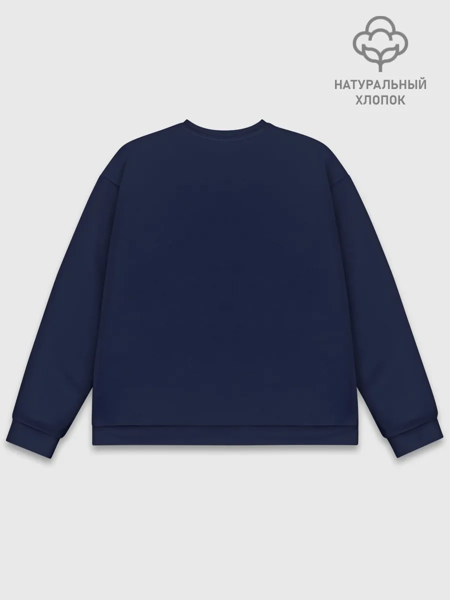 Мужской свитшот базовый / Рождественская Панда