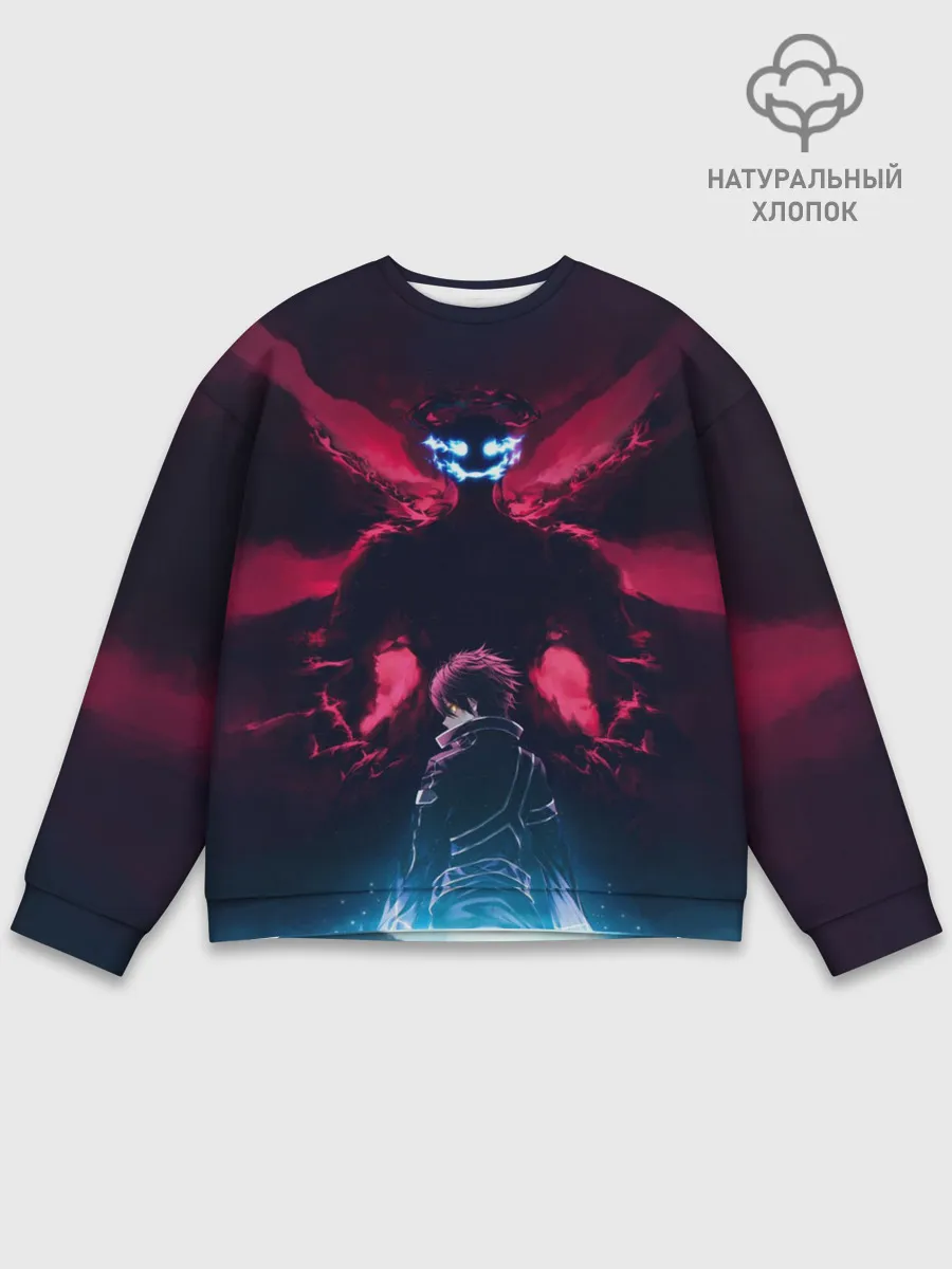 Мужской свитшот базовый / Kirito спиной