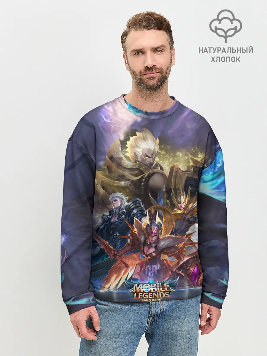 Мужской свитшот базовый / Mobile Legends Bang Bang