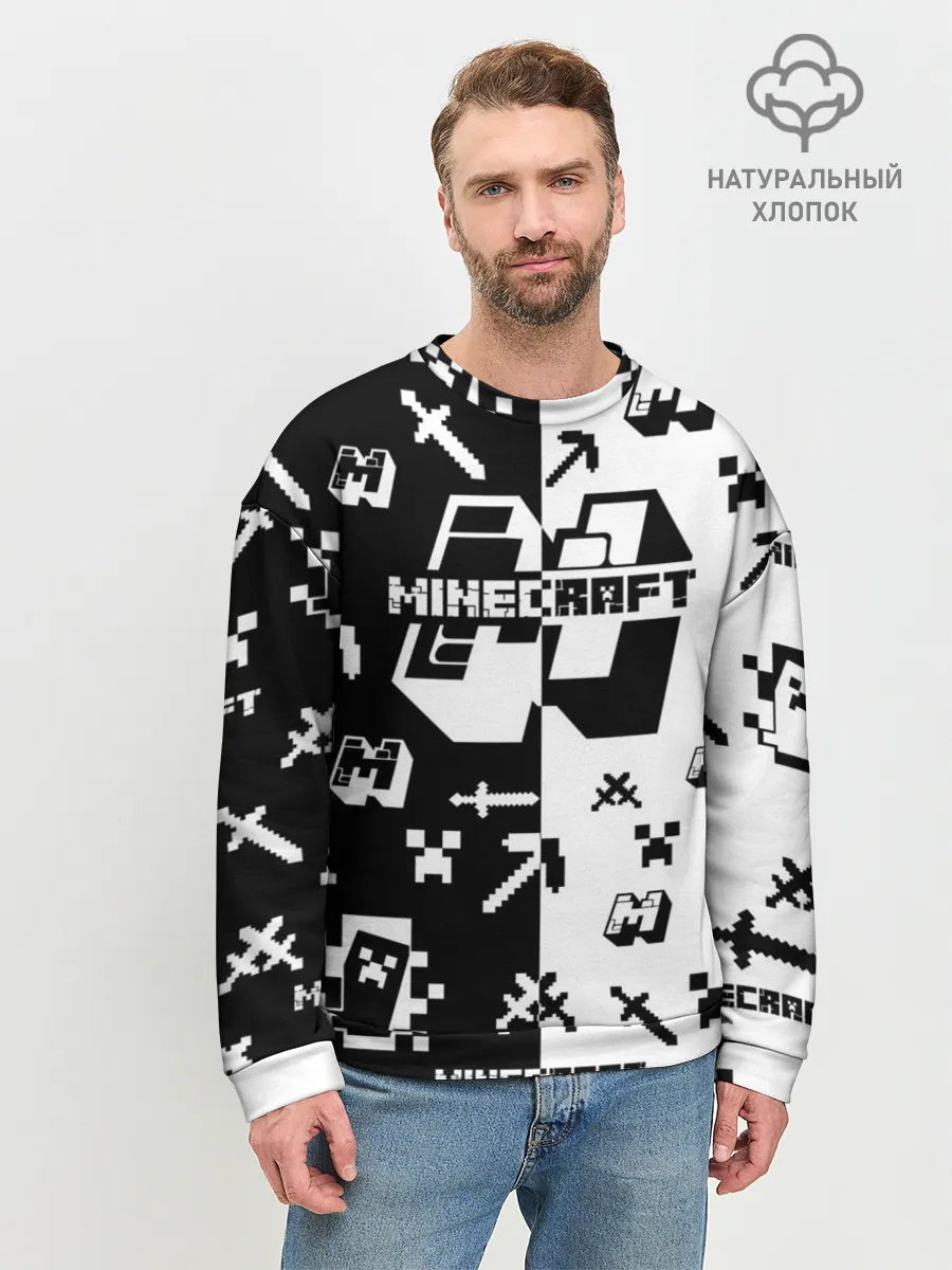 Мужской свитшот базовый / Minecraft