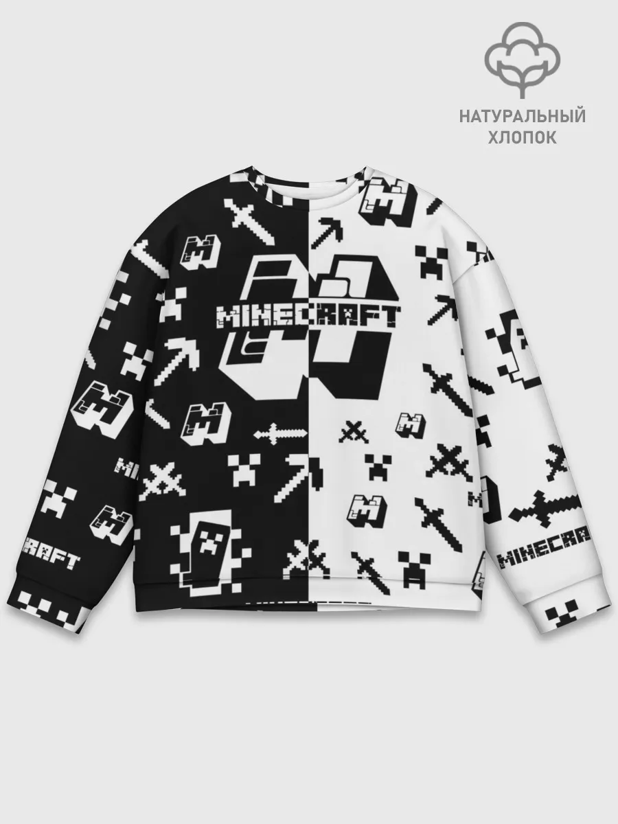 Мужской свитшот базовый / Minecraft