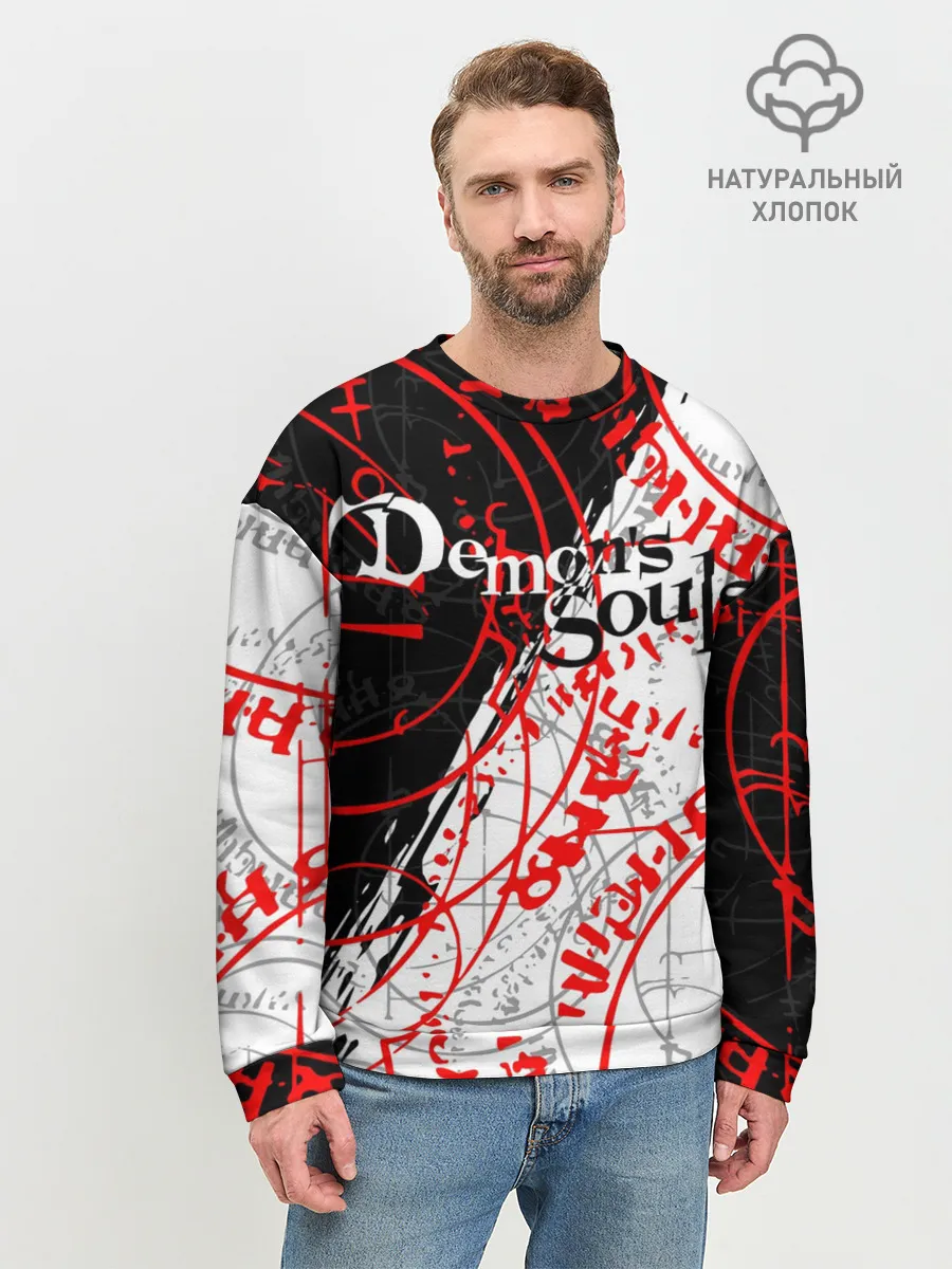 Мужской свитшот базовый / DEMONS SOULS