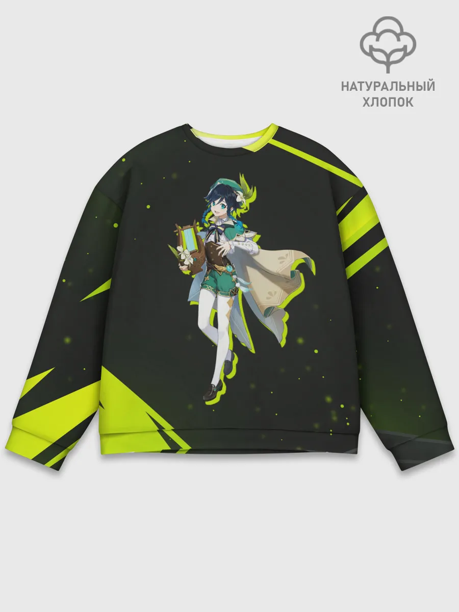 Мужской свитшот базовый / Genshin Impact